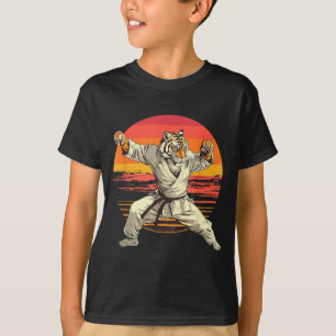 Camiseta Judo Tigre Playa Atardecer Taekwondo Kickboxing