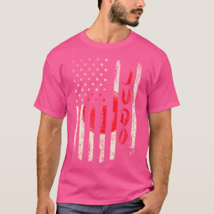 Camiseta Judo Usa Bandera Americana Japonesa Judoka Marti J