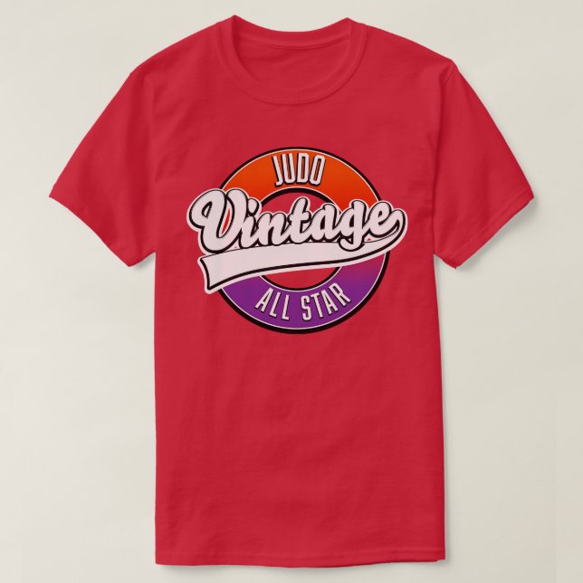 Camiseta Judo vintage All Star (Diseño del anverso)