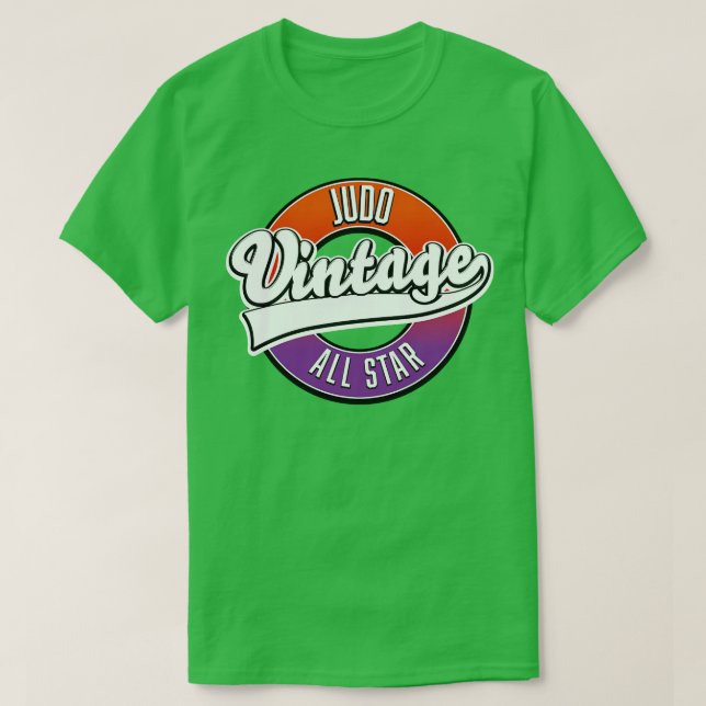 Camiseta Judo vintage All Star (Diseño del anverso)