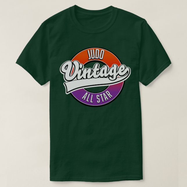 Camiseta Judo vintage All Star (Diseño del anverso)