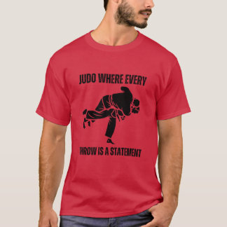 Camiseta Judo where every throw is a statement boy