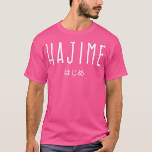Camiseta Judoka Hajime Japoneses Diciendo Idea Judo