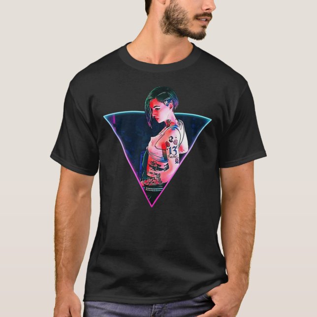 Camiseta Judy Punk Cyber Art (Anverso)