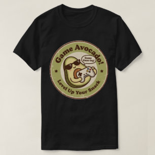 Camiseta ¡Juega Aguacate! Sube de Nivel Tu Snack