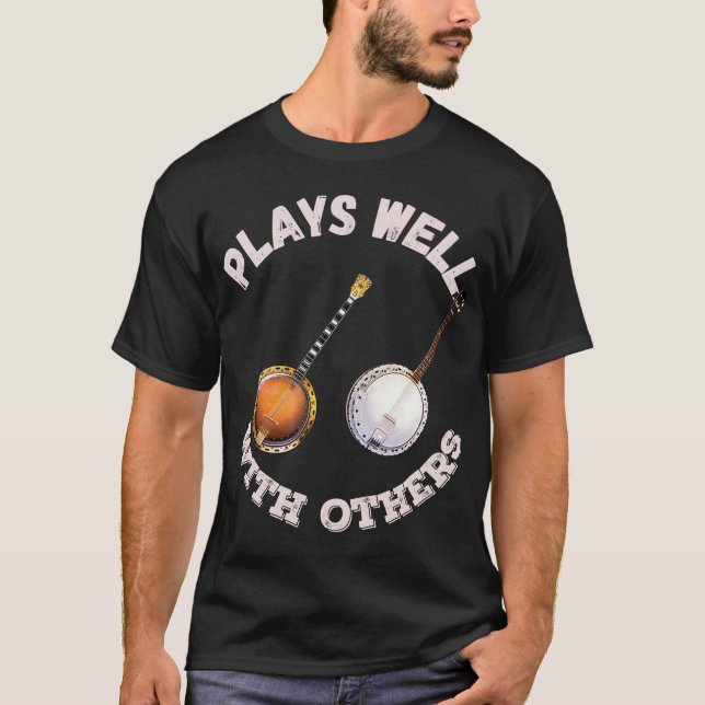 Camiseta Juega bien con los demás - Banjos (Anverso)