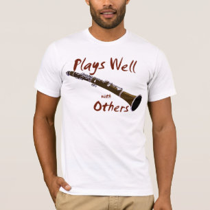Camiseta Juega bien con otros Clarinet