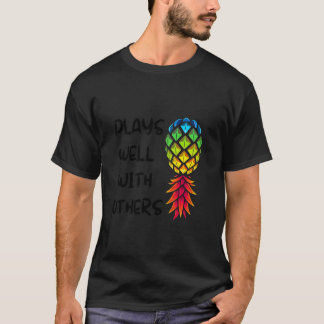 Camiseta Juega Bien Con Otros Estilo De Vida Swinger Travie