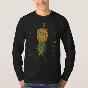 Camiseta Juega Bien Con Otros Pineapple Hawai Al revés