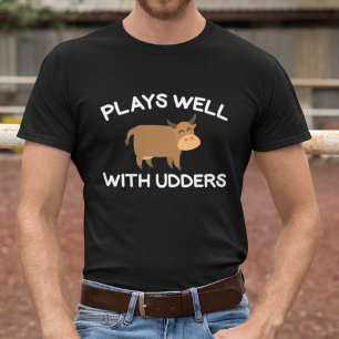 Camiseta Juega bien con Udders