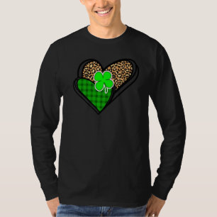 Camiseta Juega búfalo verde de leopardo de San Patricio