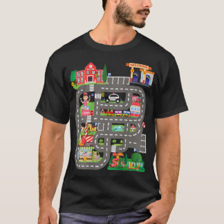 Camiseta Juega Coches En La Espalda De Papá Divertida Carre