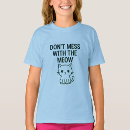 Camiseta Juega con el Maullido - Gato Dulce pero Psicópata