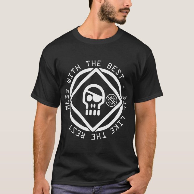 Camiseta Juega Con los Mejores Muere Como el Resto (Anverso)