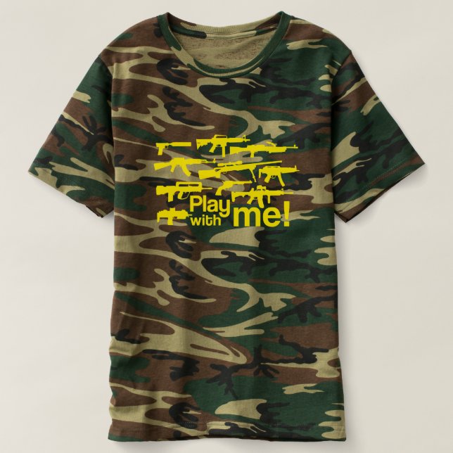 Camiseta ¡Juega conmigo! (Diseño del anverso)