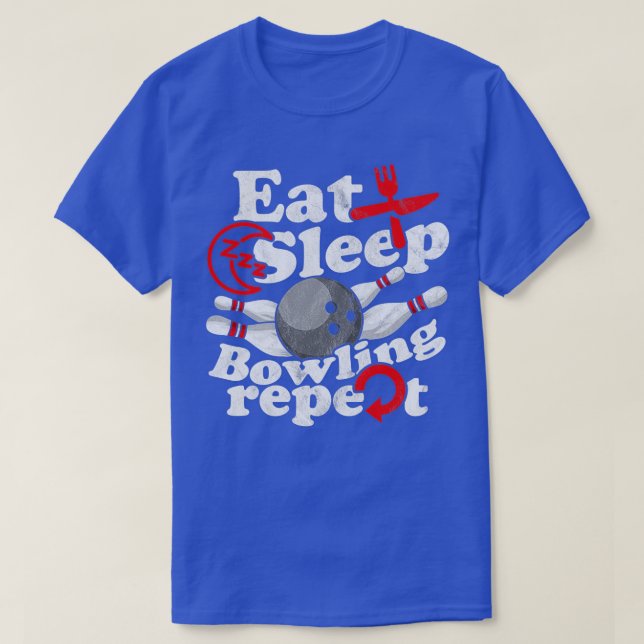 Camiseta Juega de bolos Skittles Pin Bowling Hall Recambio  (Diseño del anverso)