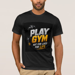 Camiseta 💪 Juega Gimnasio No Por Me Gusta Por La Vida 💪