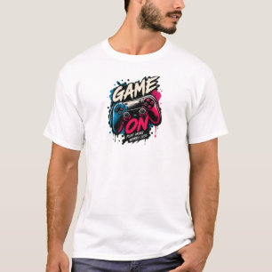 Camiseta Juega Más Preocúpate Menos Colorido Juego