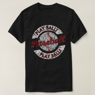 Camiseta Juega Pelota de Béisbol Vintage 