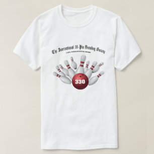 Camiseta Juego 330 de la Sociedad Internacional de Bolos de