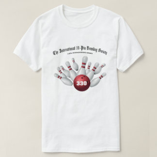 Camiseta Juego 330 de la Sociedad Internacional de Bolos de