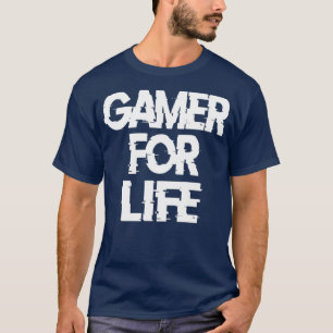 Camiseta JUEGO 365 Jugador Por Vida Tee Para Videojuego
