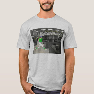 Camiseta Juego a béisbol en un laboratorio