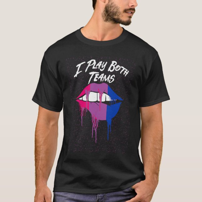 Camiseta Juego a los dos equipos Bisexual LGBTQ Bi Pride Ci (Anverso)