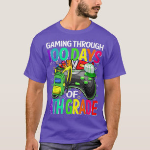 Camiseta Juego a través de 100 días del juego Bo de 4º Grad
