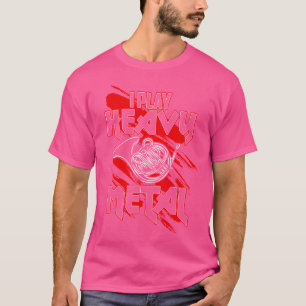 Camiseta Juego a un duro Metalizado divertido jugador franc