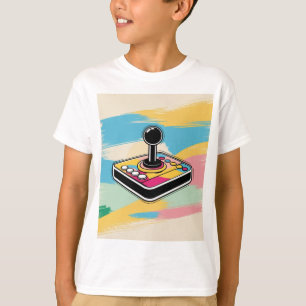 Camiseta Juego abstracto de inspiración retro Joystick T-Sh