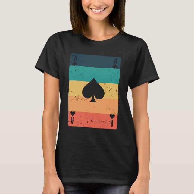 Camiseta Juego Ace of Poker o Skat Card (Anverso)