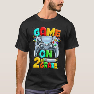 Camiseta Juego Activado 2do Grado Volver Al Colegio Nivel 2