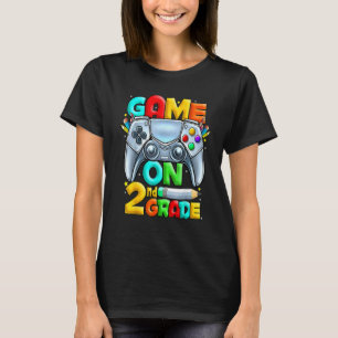 Camiseta Juego Activado 2do Grado Volver Al Colegio Nivel 2