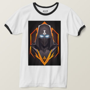 Camiseta Juego activado con estilo: Vector Ghost Silhouette