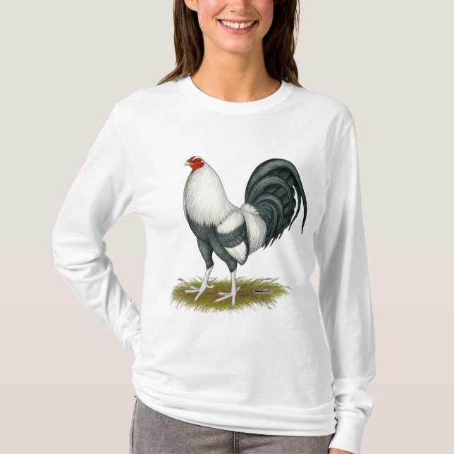 Camiseta Juego americano Silver Blue Gamecock (Anverso)