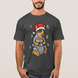 Camiseta Juego australiano de videojuegos de perro de ganad