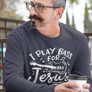 Camiseta Juego Bass Para Jesús Cristiano Guitarista