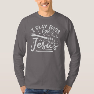 Camiseta Juego Bass Para Jesús Guitaristas Cristianos
