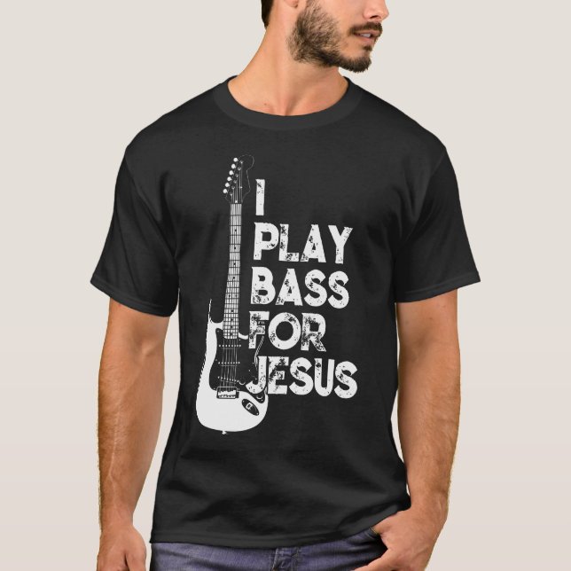 Camiseta Juego Bass Por Jesús Cristiano Guitarista Bass (Anverso)