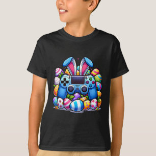Camiseta Juego Bunny Eggs Costume Día de Pascua Niños Gamin