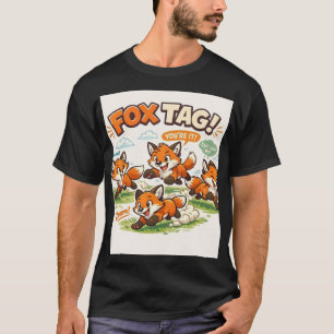 Camiseta Juego Caprichoso: Equipo de Zorro de Dibujos Anima