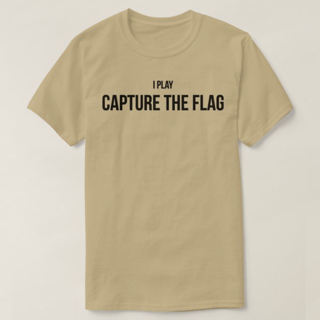 Camiseta Juego Capturar la bandera (Diseño del anverso)