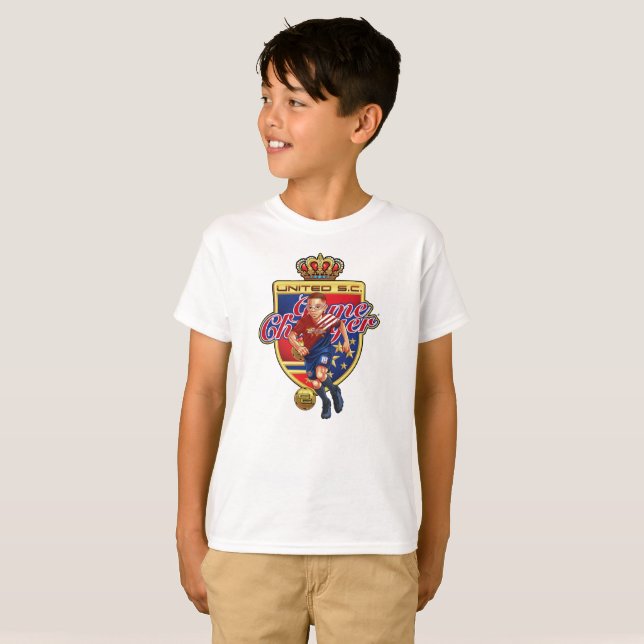 Camiseta Juego Changer Shield Logo Boys Soccer (Anverso completo)