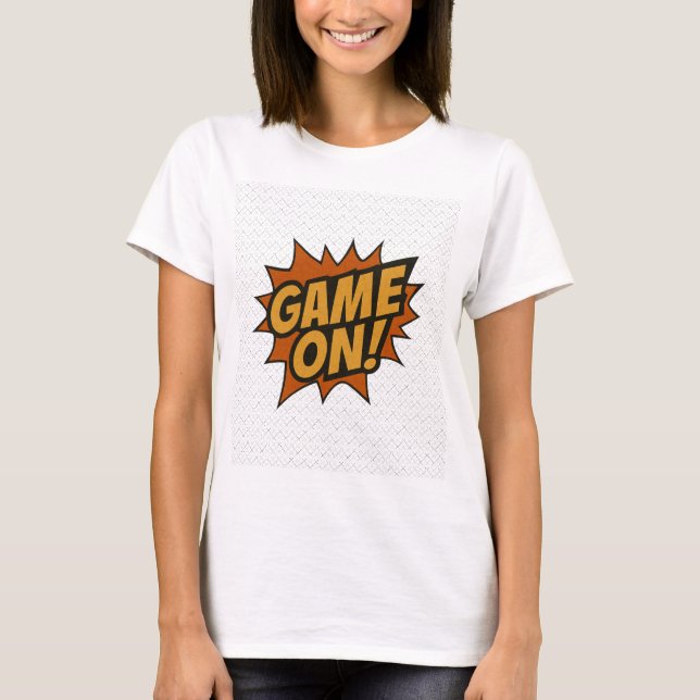 Camiseta ¡JUEGO! Comic Burst ・ Gamer Wall Poster (Anverso)