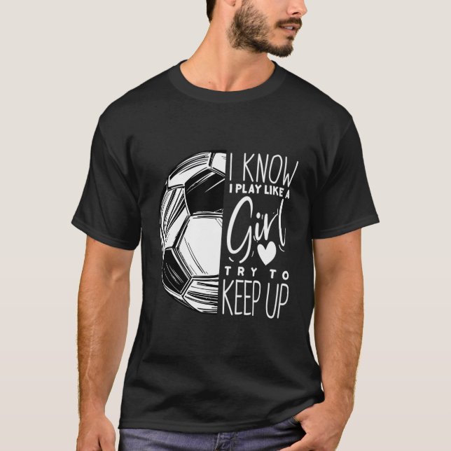 Camiseta Juego Como Un Deporte De Jugador De Fútbol (Anverso)