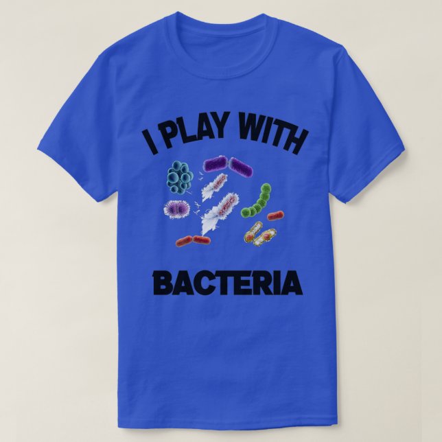 Camiseta juego con bacterias 10 (Diseño del anverso)