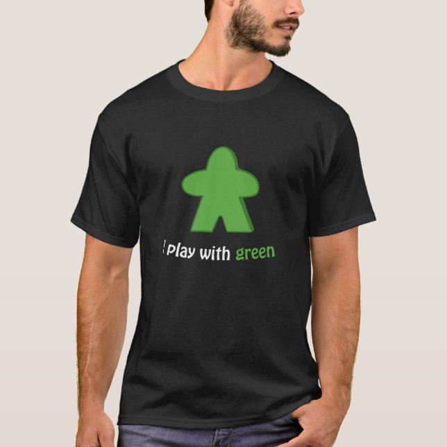 Camiseta Juego con Green Meeples Board (Anverso)