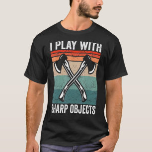 Camiseta Juego con objetos cortantes Hatchet Ax Throwing