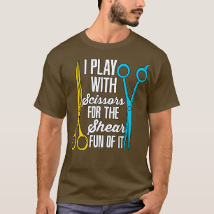Camiseta Juego Con Scissors Barber